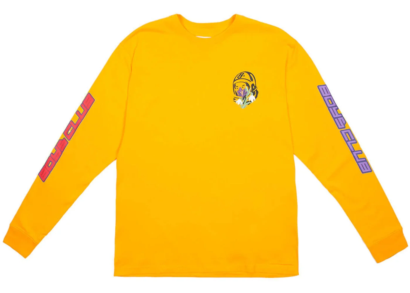 Billionaire Boys Club Island Long Sleeve Tee Yellow - 1