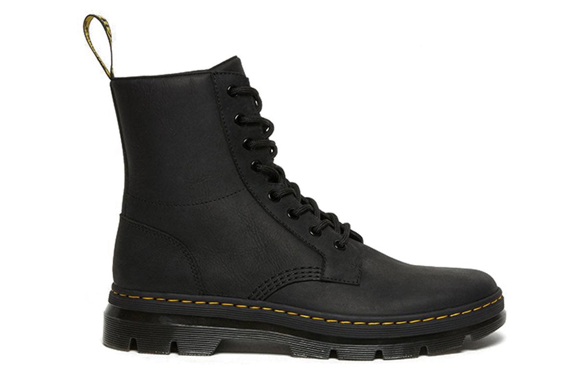 Dr. Martens Combs Leather Casual Boots 'Black' 26007001 - 2