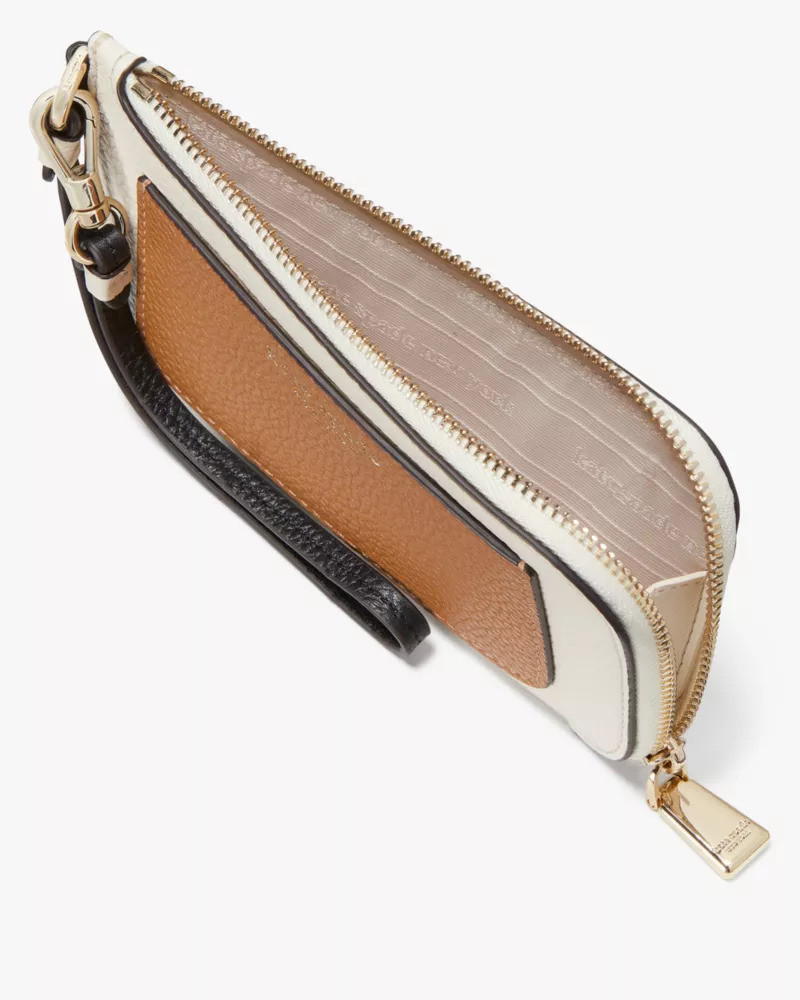 kate spade Ava Colorblocked Coin Card Case Wristlet outlook