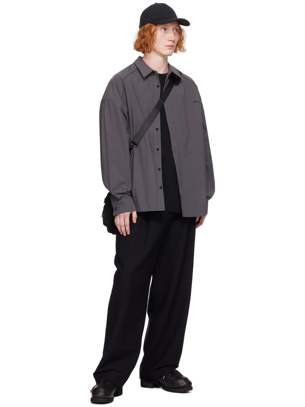 Gray Nylon Shirt - 4