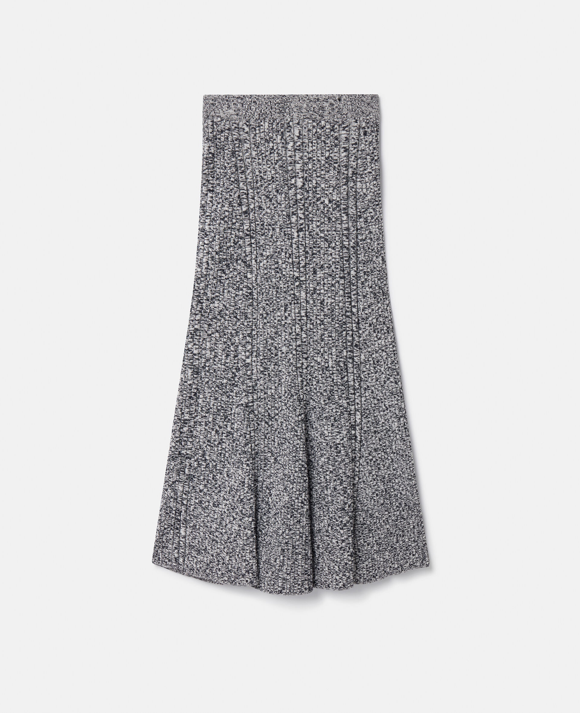 Mouline Rib Knit Skirt - 1