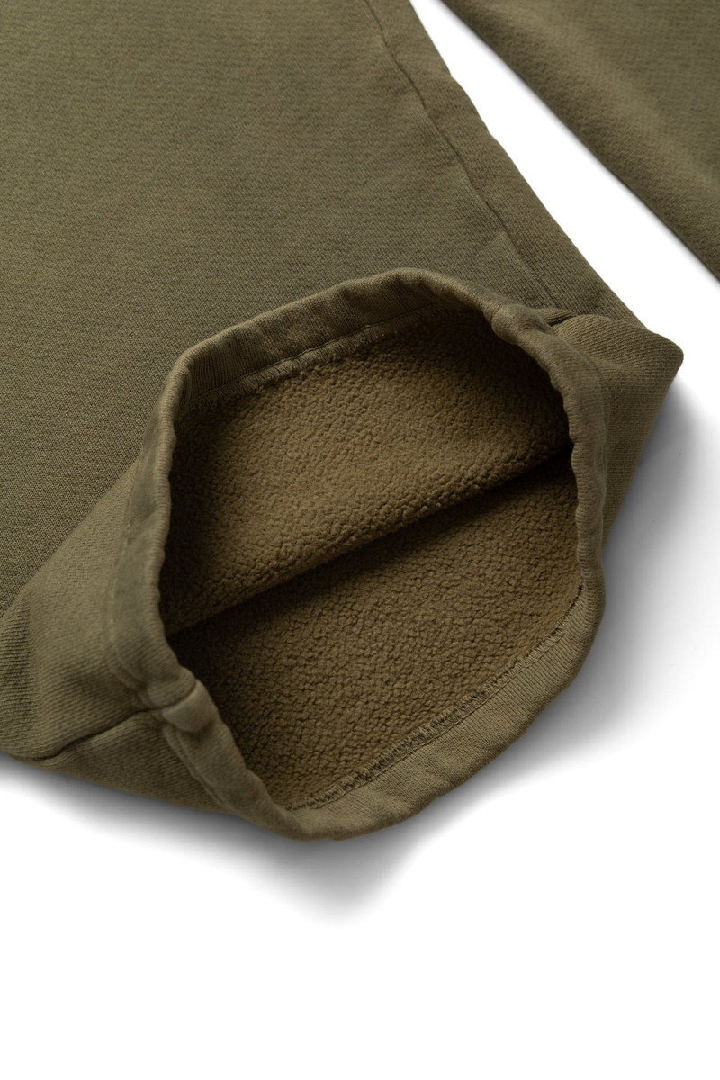 Cropped Relaxed Pant Heavyweight Fleece - Aloe Oil 8