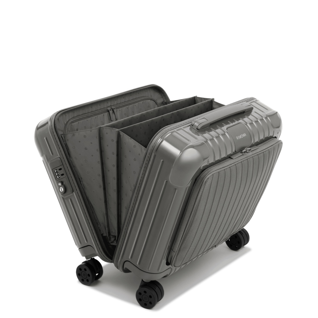 Essential Sleeve Cabin Plus Suitcase, Black