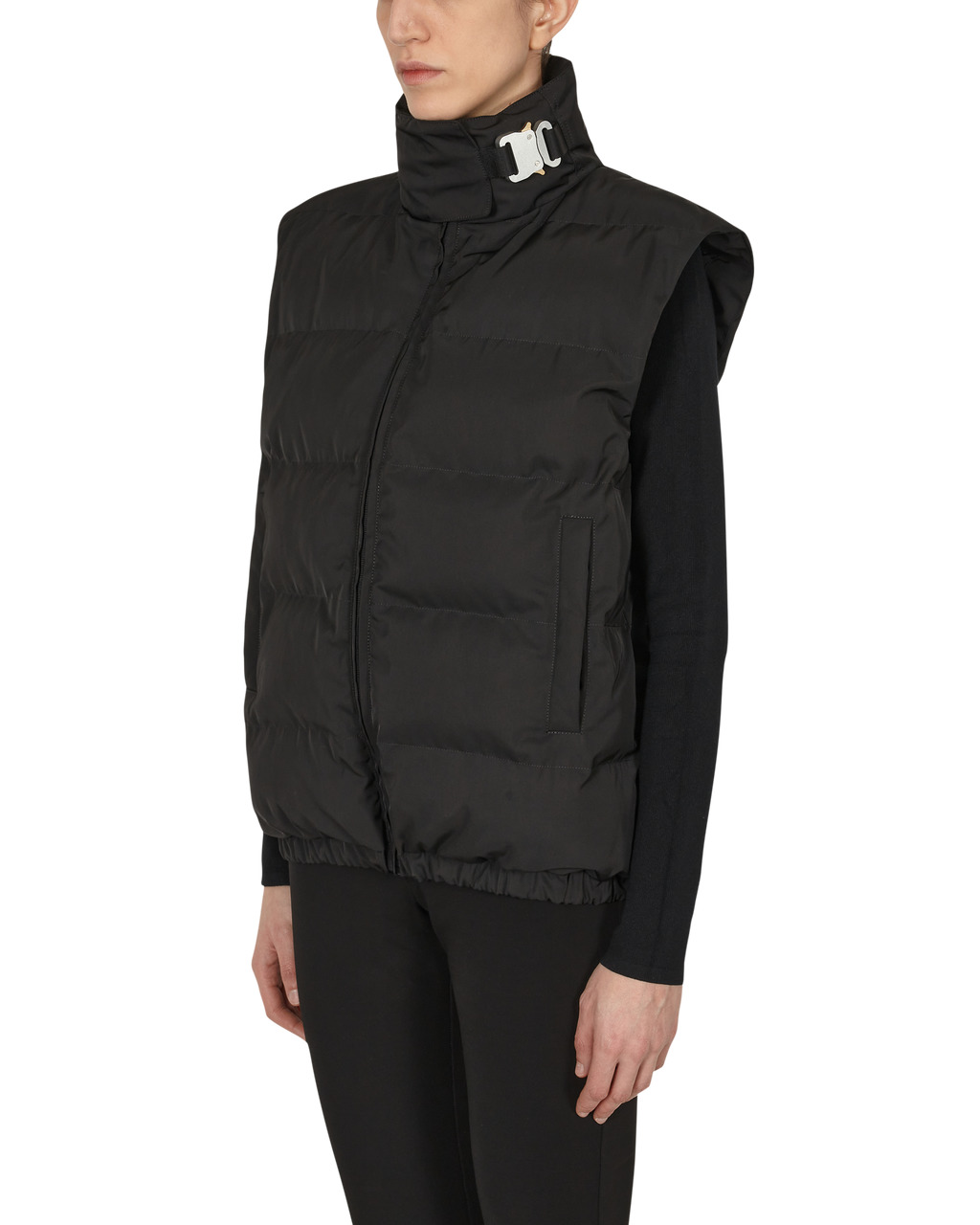 BUCKLE PUFFER VEST -  X - 7