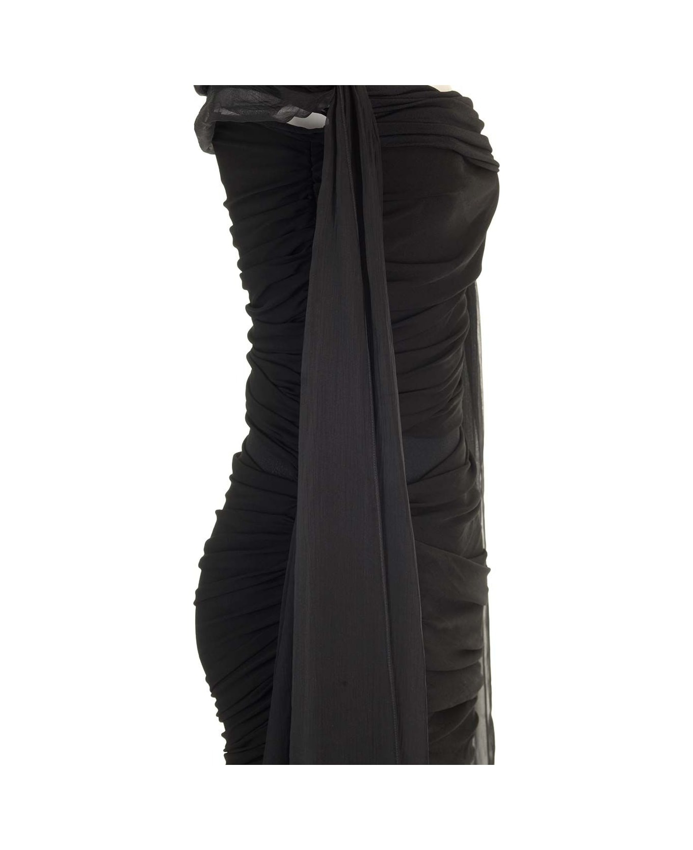 Draped Dress - 4