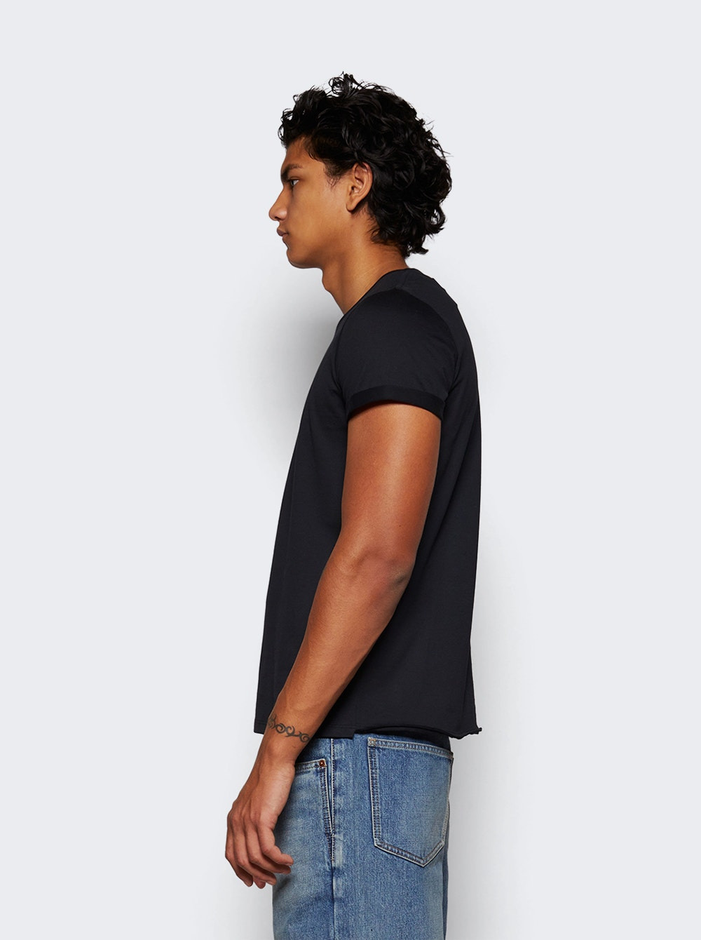 Logo Print Tee Black - 4