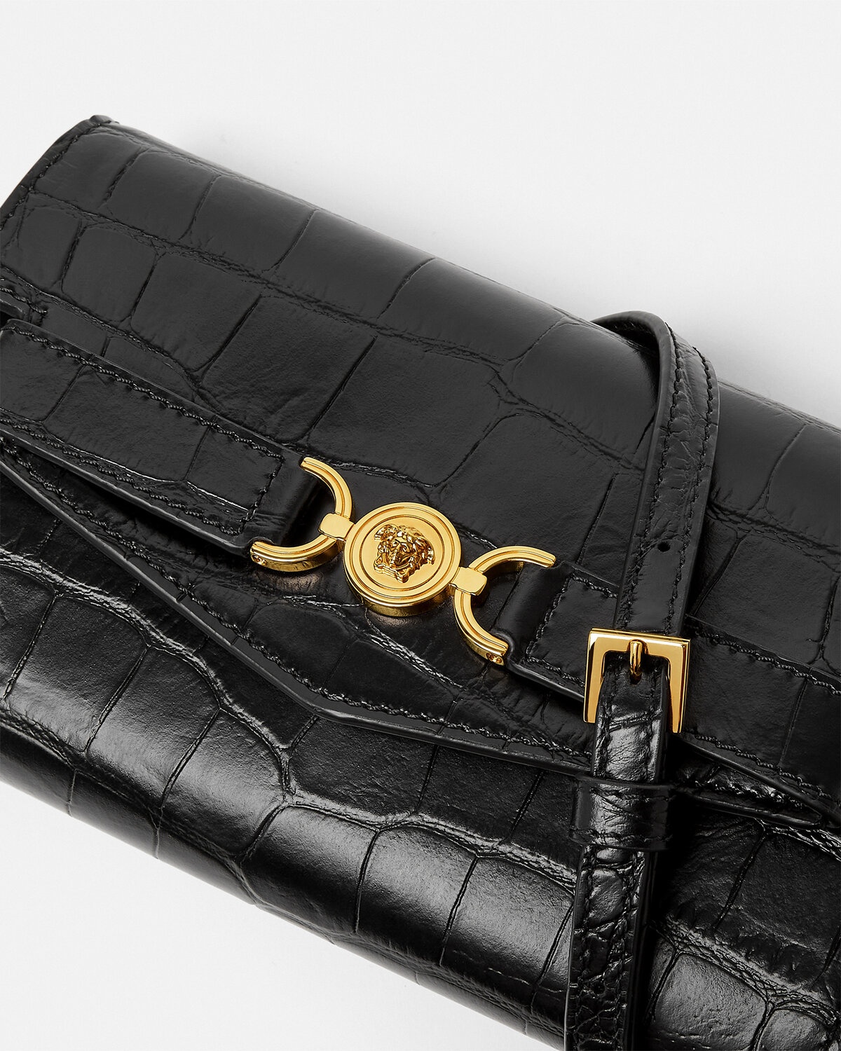 Croc-Effect Medusa '95 Crossbody Bag - 5