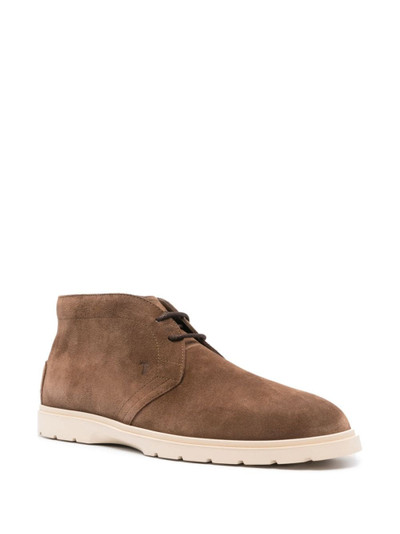 Tod's lace-up suede Derby shoes outlook