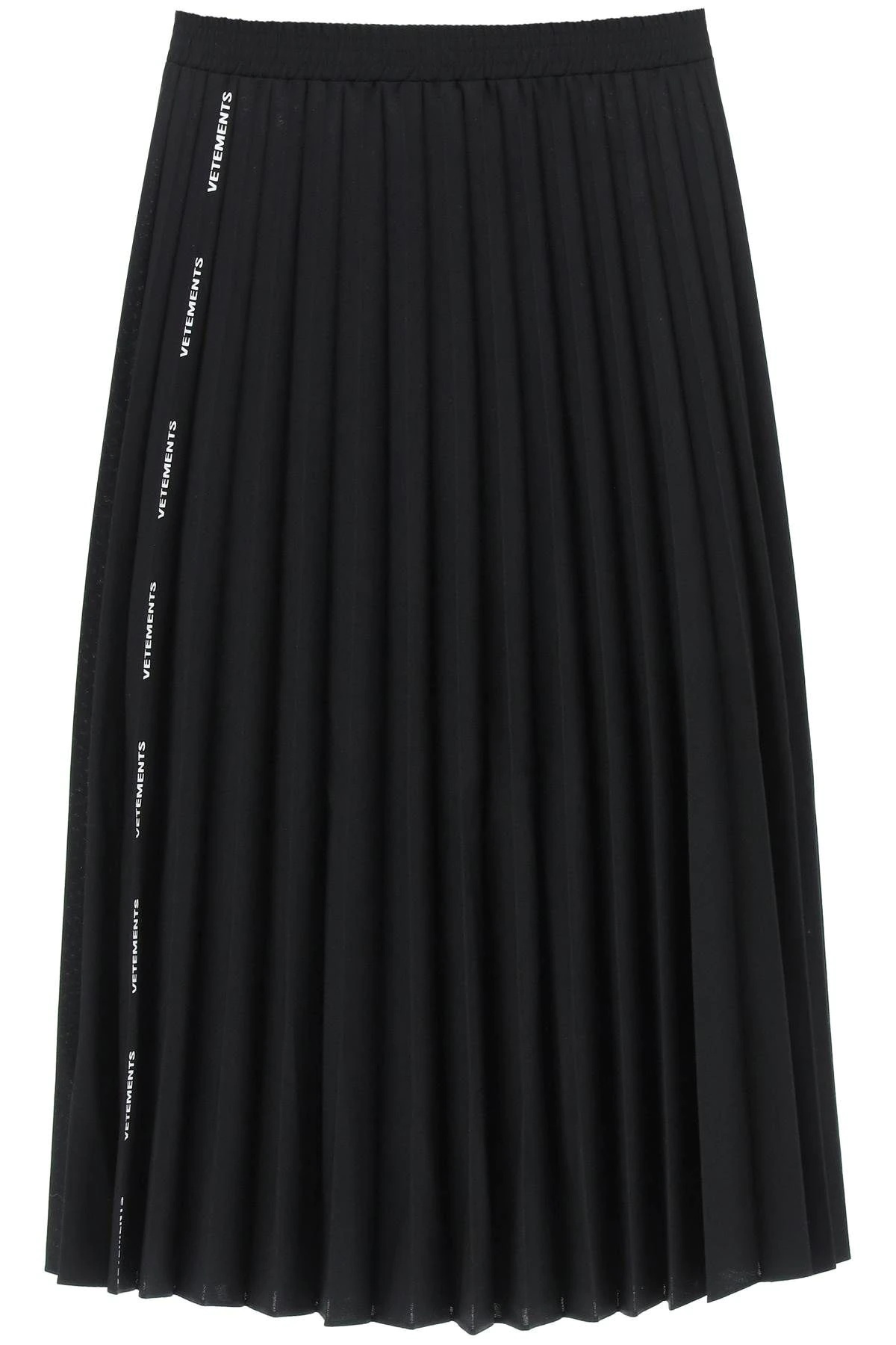 PLEATED SKIRT WITH LOGO - 1