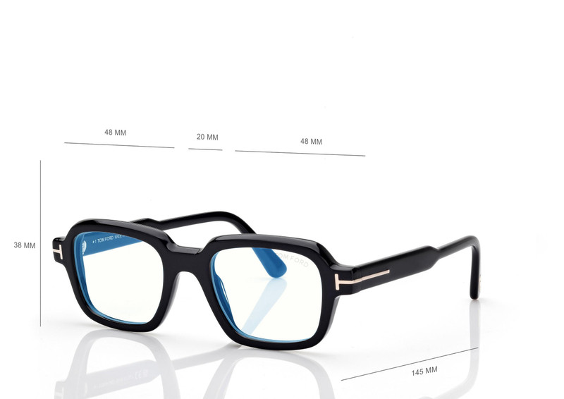 GEOMETRIC BLUE BLOCK OPTICALS 5