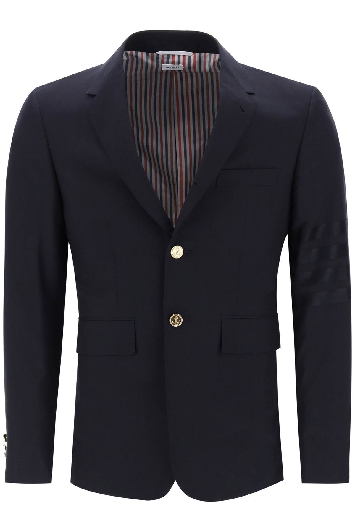 【関税&送料込】Thom Browne 4Bar Single-Breasted Wool Jacket Thom Browne Mens Single Breasted Sport Coat Merino Wool NWT