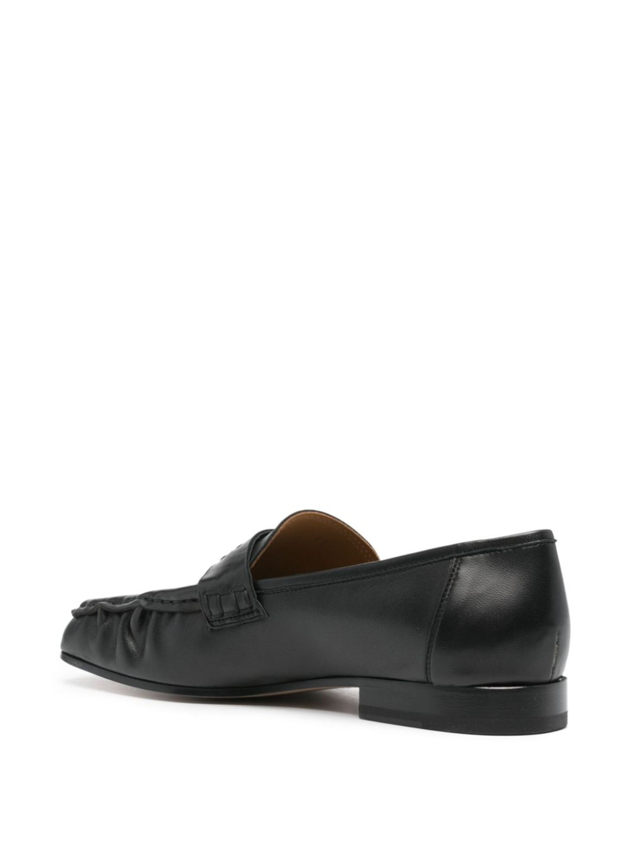 tassel-detailed leather loafers - 3