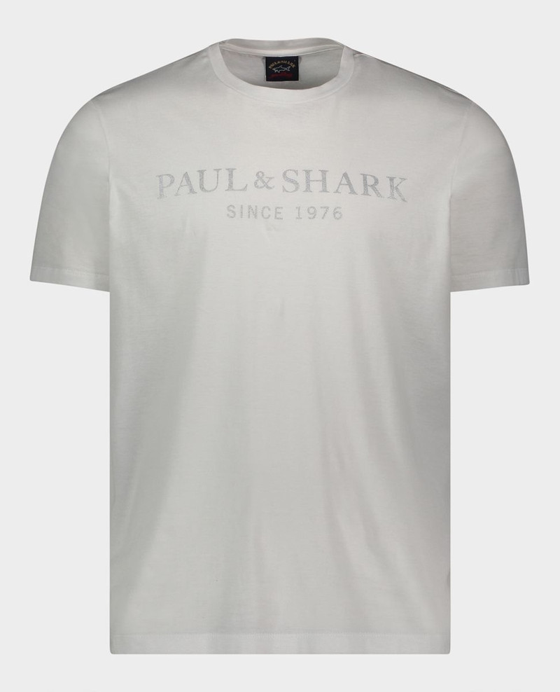 Organic cotton T-Shirt with printed Heritage Paul&Shark 1