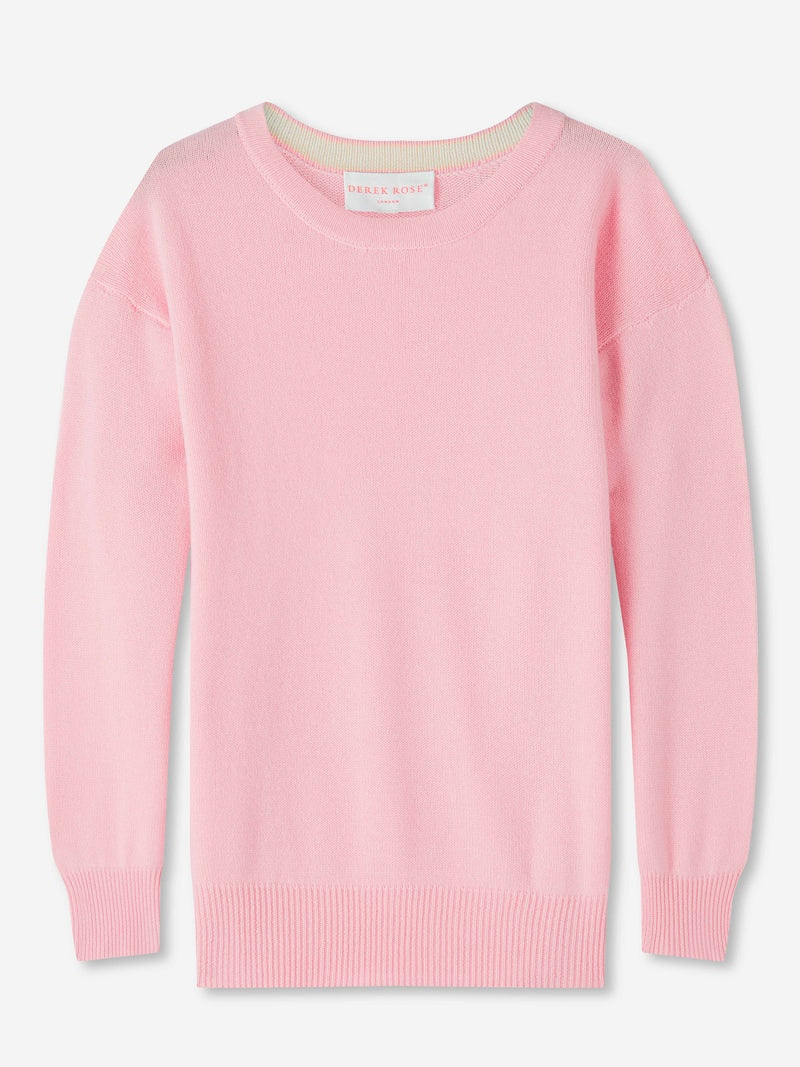 Women's Relaxed Sweater Daphne Cashmere Pink 1