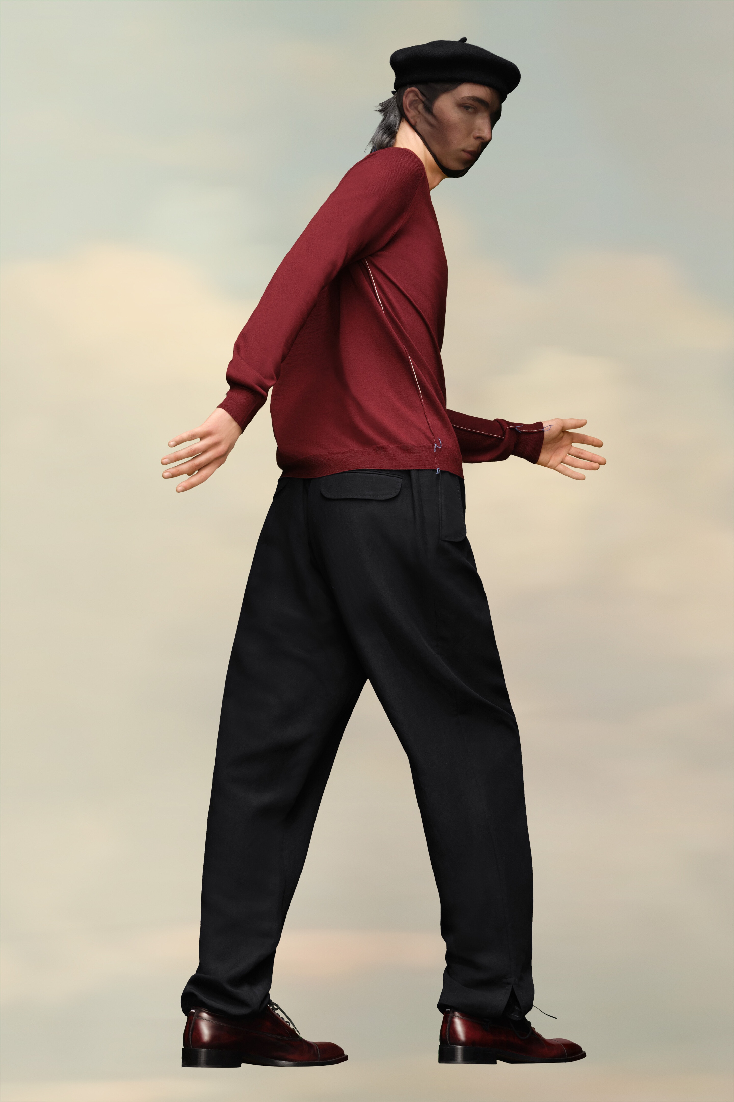 Work-In-Progress Polo Sweater - 3