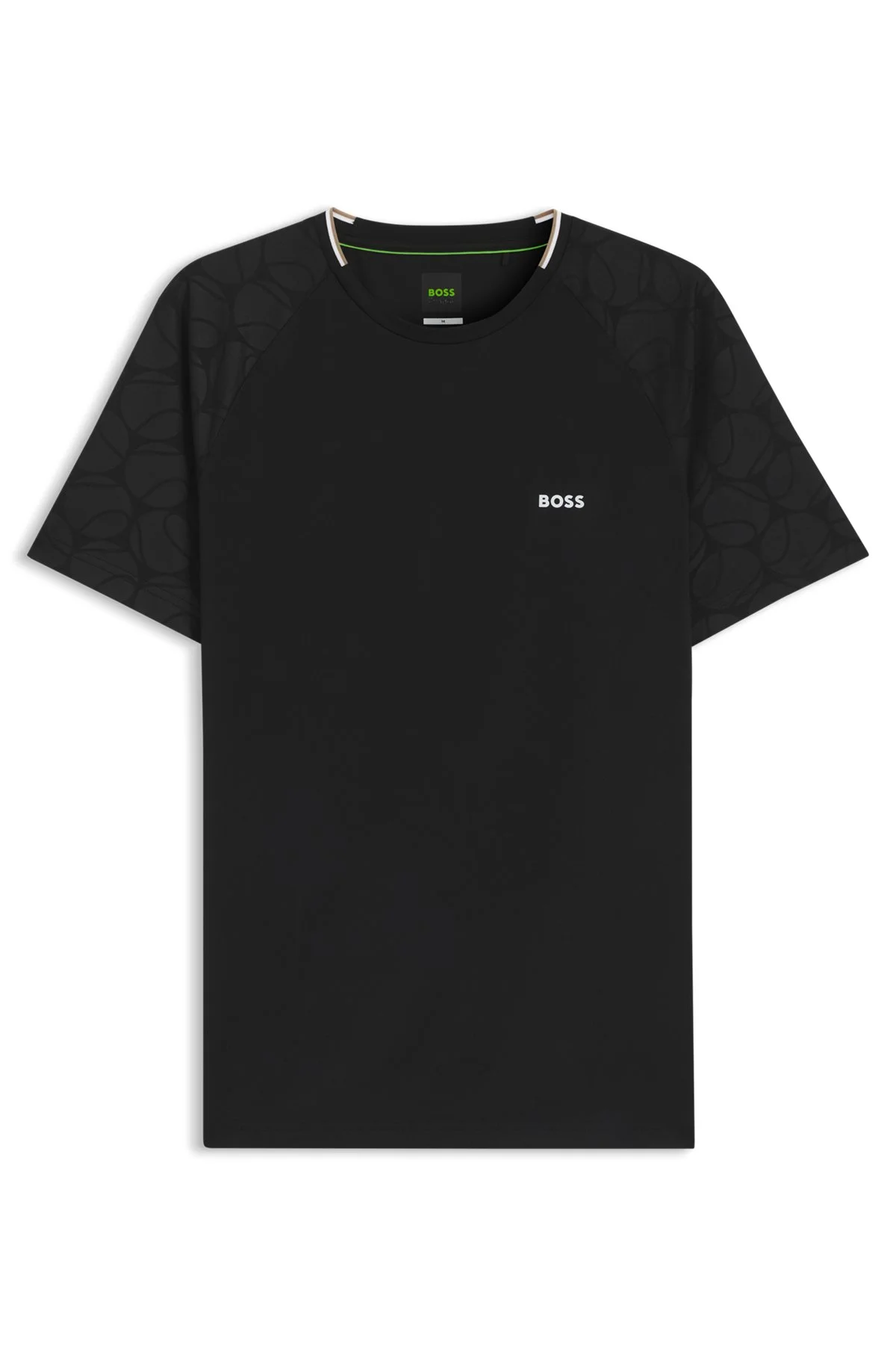 ACTIVE MOISTURE-WICKING T-SHIRT WITH TENNIS-BALL EMBOSSING - 1
