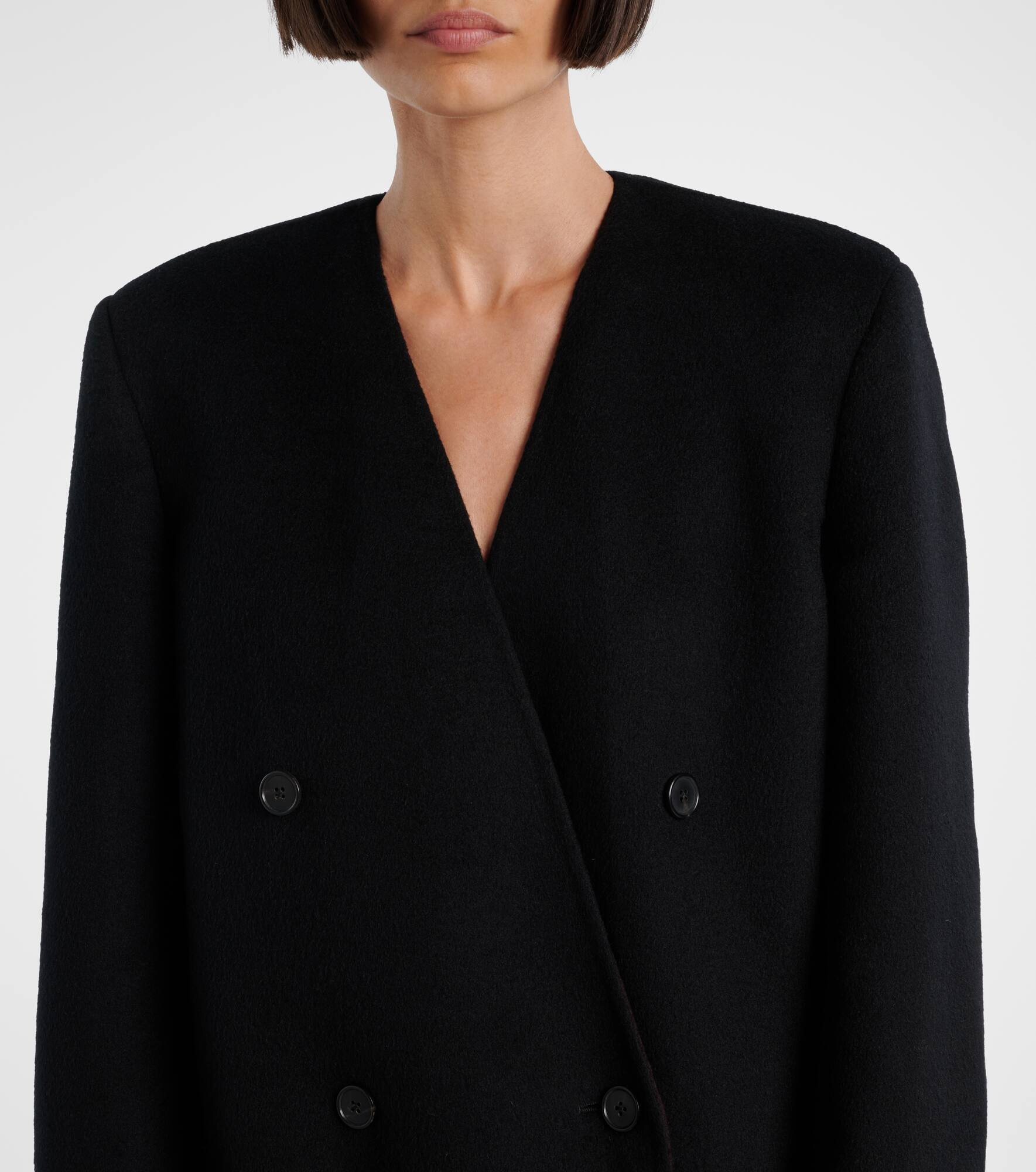 Calitra scarf-detail cashmere jacket - 6