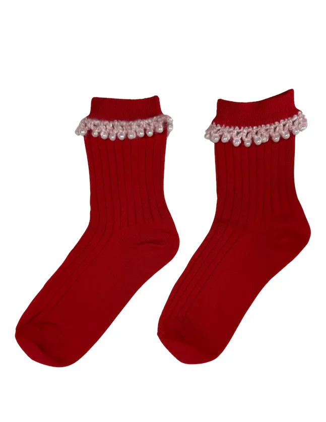 pearl sock - 1