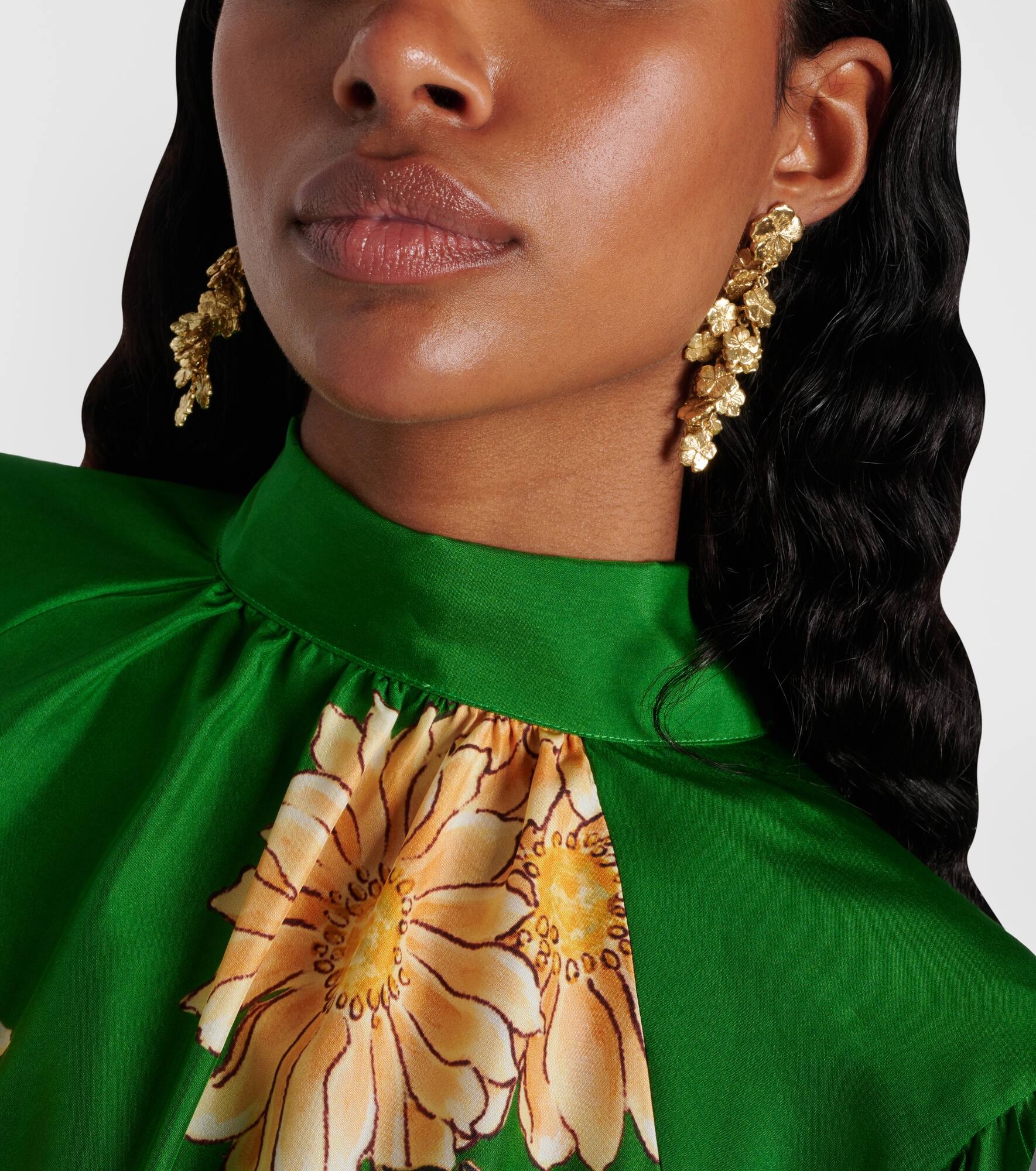 Team Spirit gold-plated earrings - 3