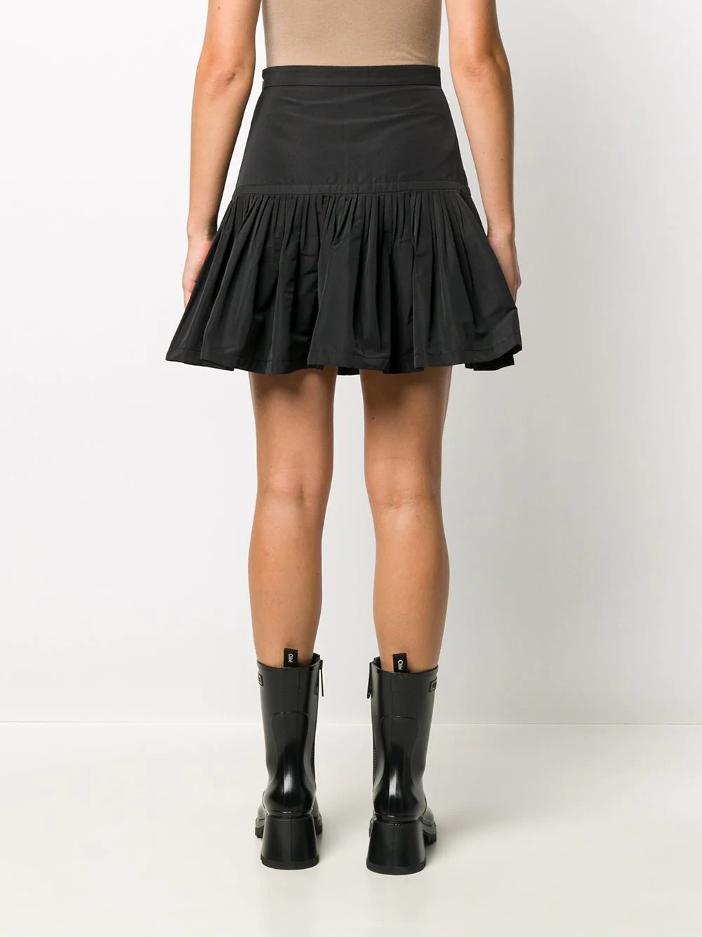 VLTN star-patch mini skirt - 4