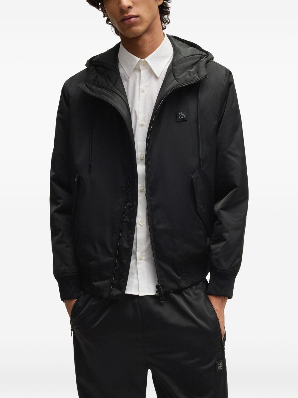 rubberised-logo jacket - 2