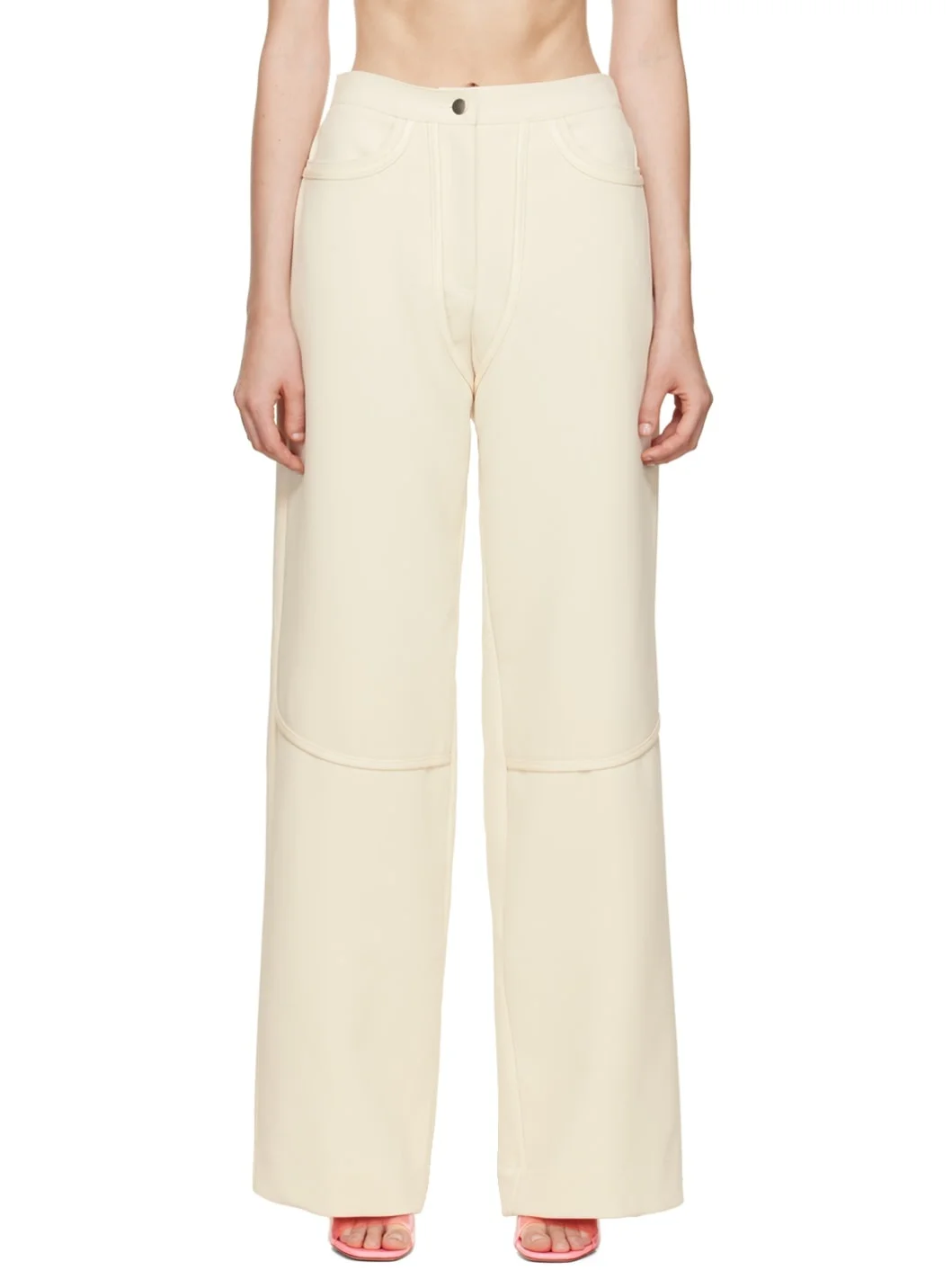 SSENSE Exclusive Off-White Rodeo Trousers - 1