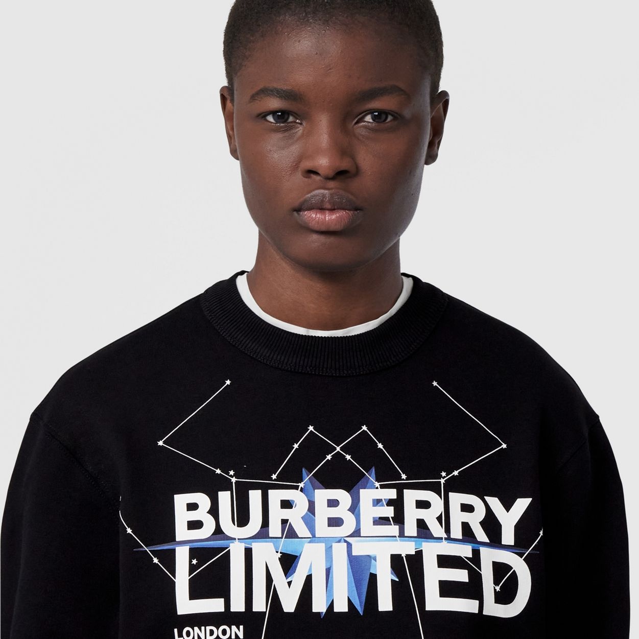 Constellations Print Cotton Sweatshirt - 3