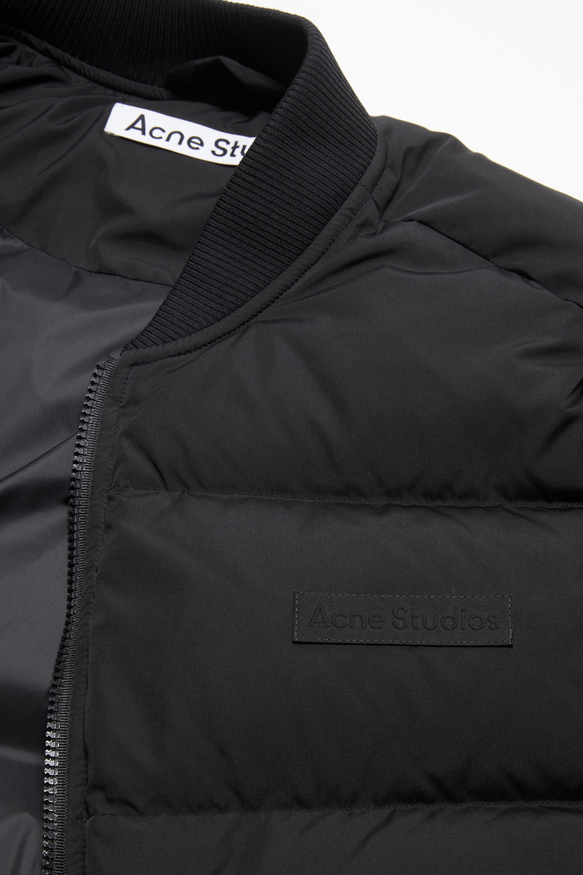 Bomber puffer jacket - Washed Black - 6