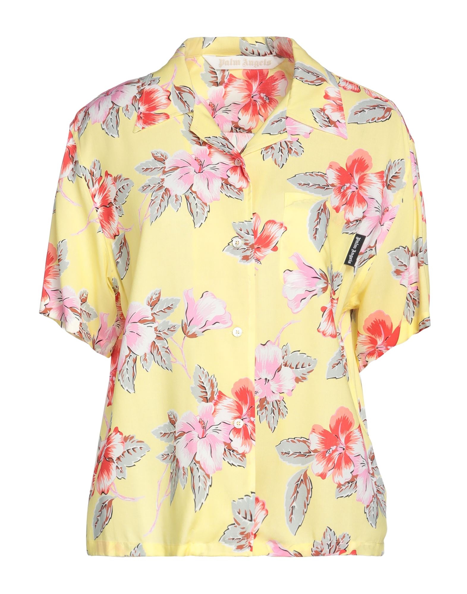 Yellow Women's Floral Shirts & Blouses - 1