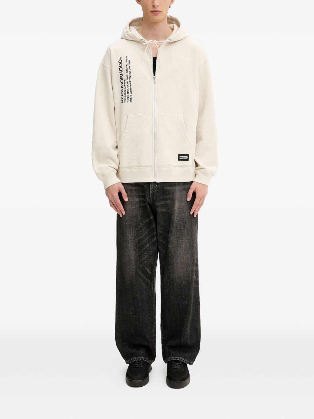 zip-up hoodie - 2