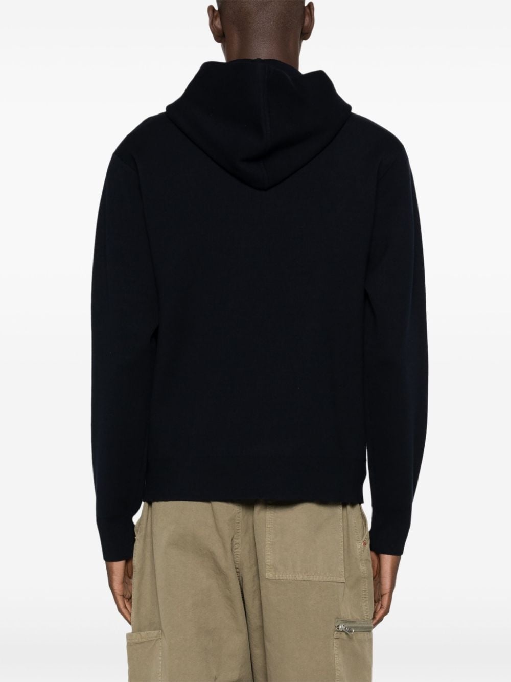 logo-tag hooded jumper - 4