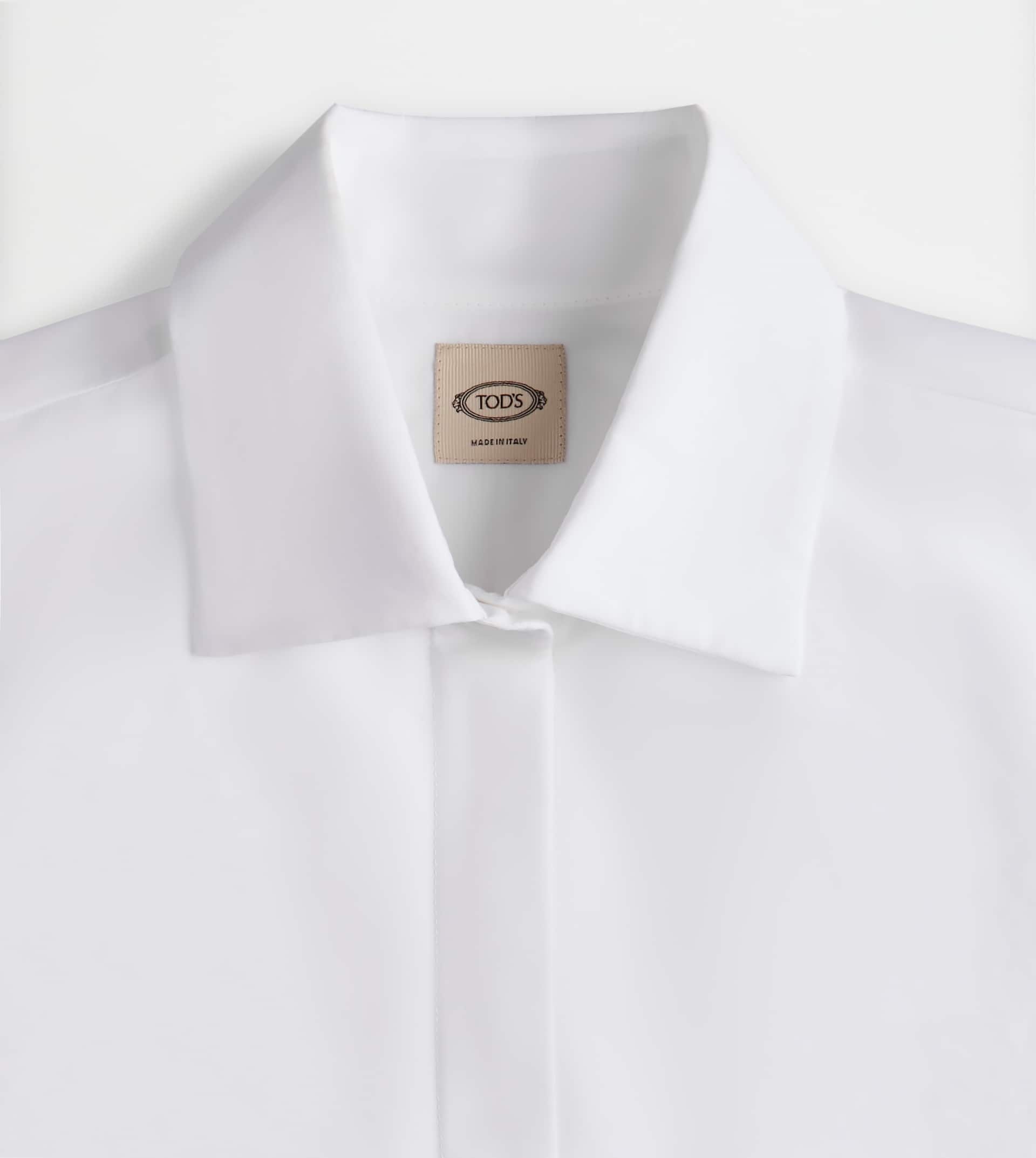 SHIRT IN COTTON - WHITE - 8