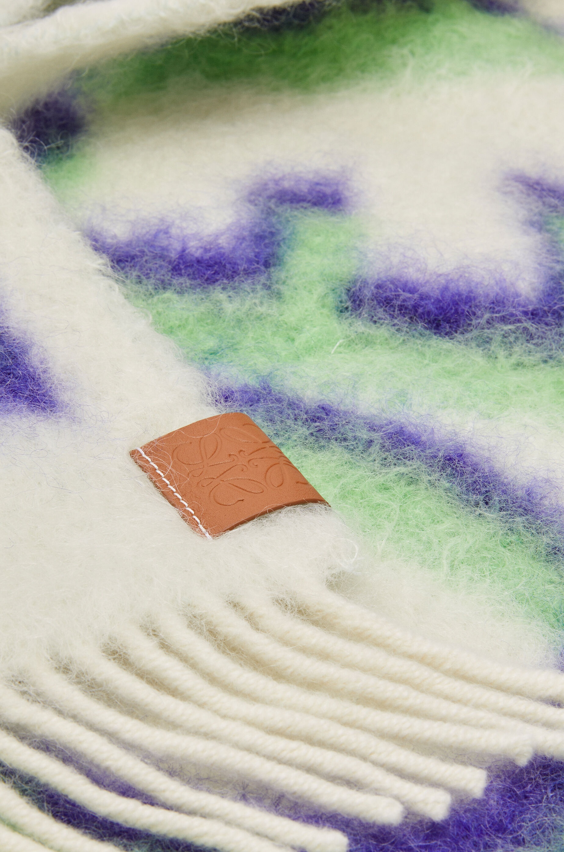 LOEWE scarf in wool and mohair - 4