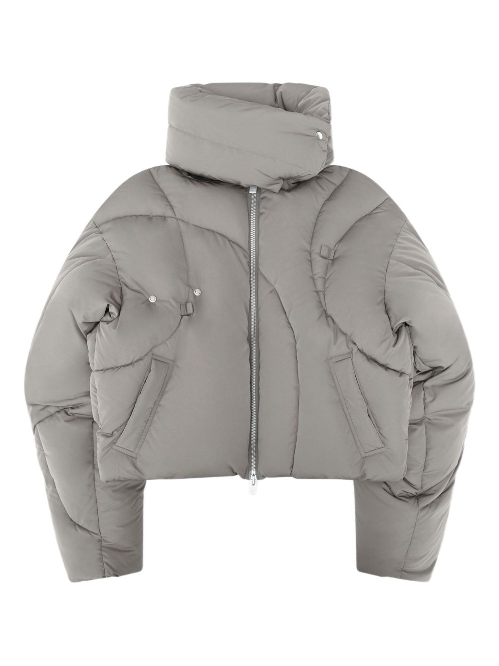 cropped padded jacket - 4