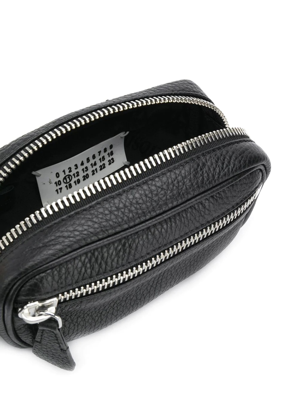 zipped grainy belt bag - 5