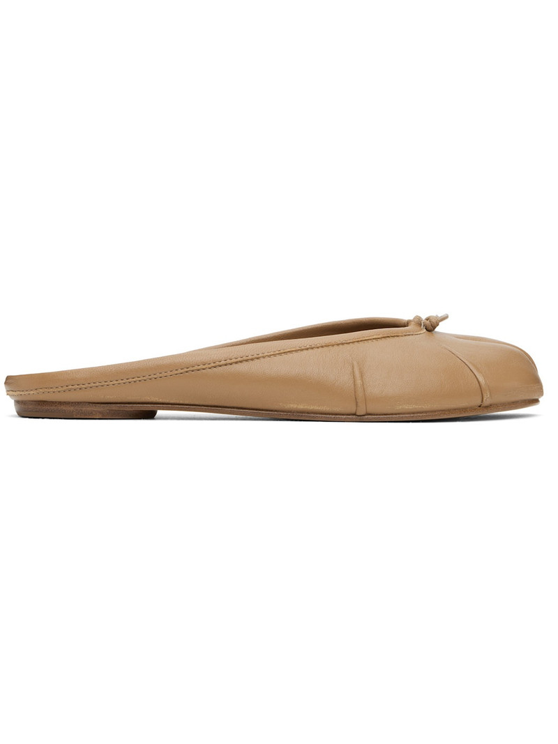 Brown Tabi Ballerina Flats 1