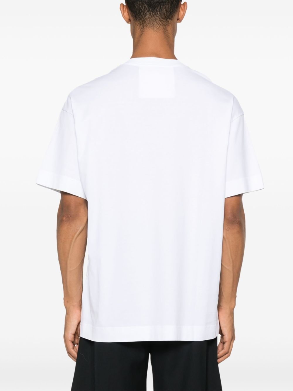logo-print cotton T-shirt - 4