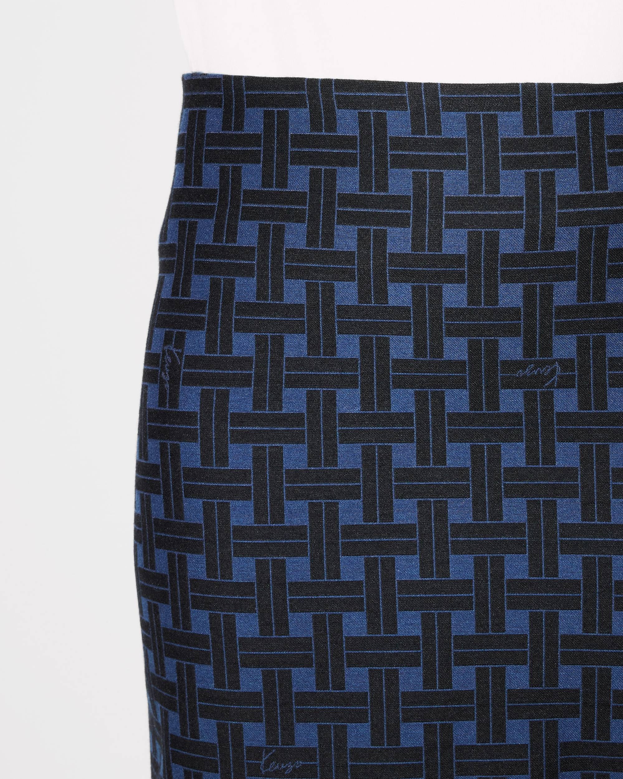 'KENZO Weave' straight midi skirt - 6