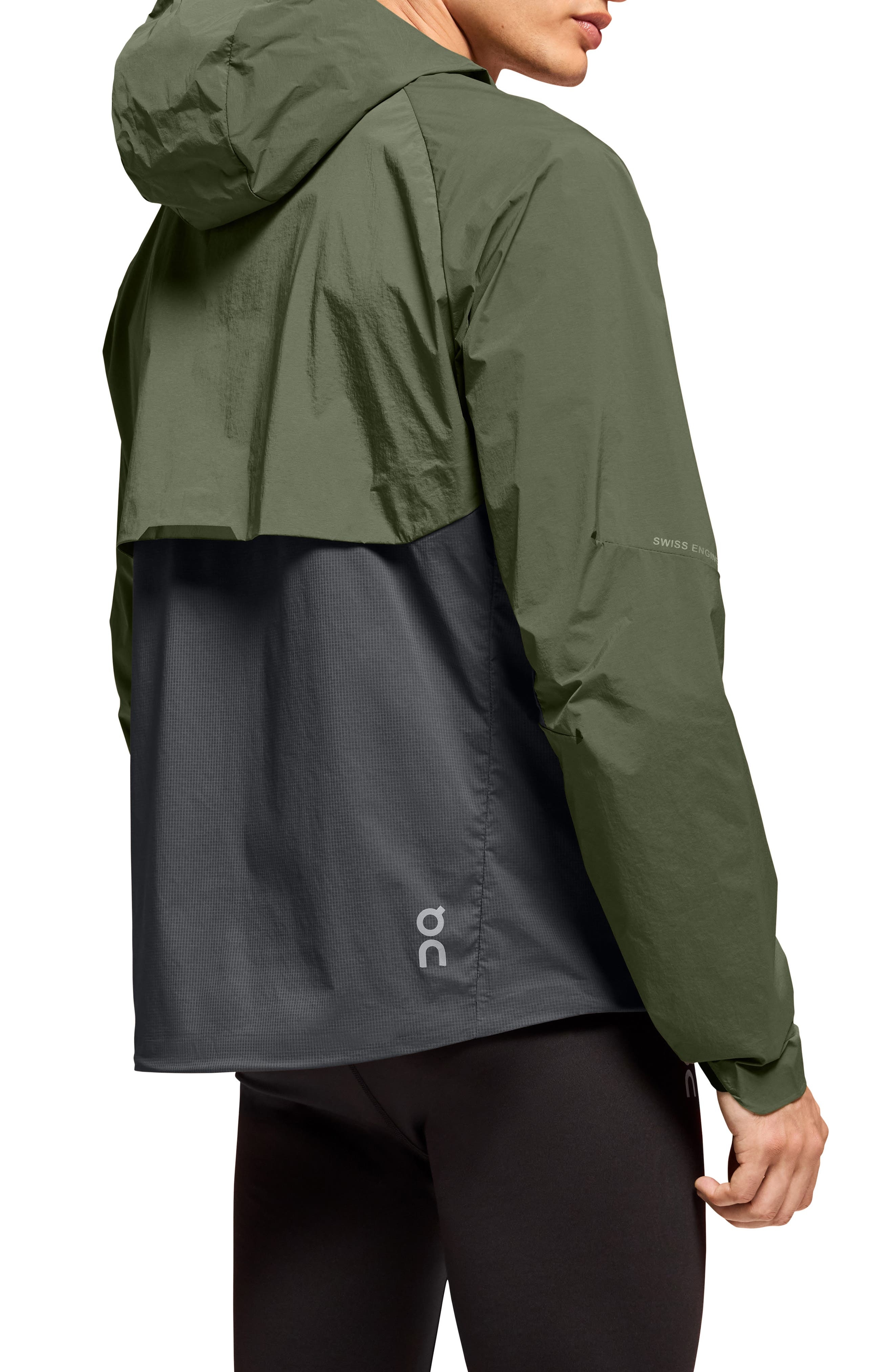 On Core Hooded Packable Running Jacket in Taiga/Eclipse at Nordstrom - 2