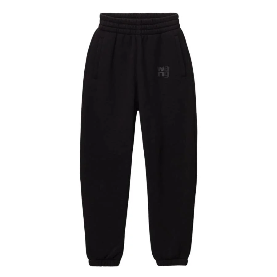 Alexander Wang Puff Logo Sweatpant In Structured Terry - 1