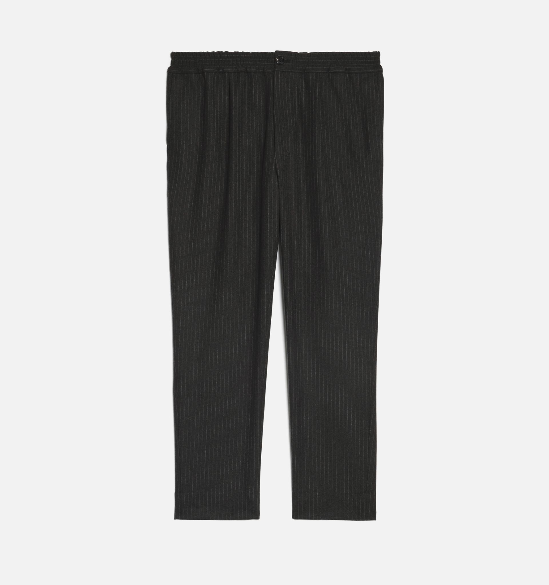 Elasticated Waist Cropped Fit Trousers - 2