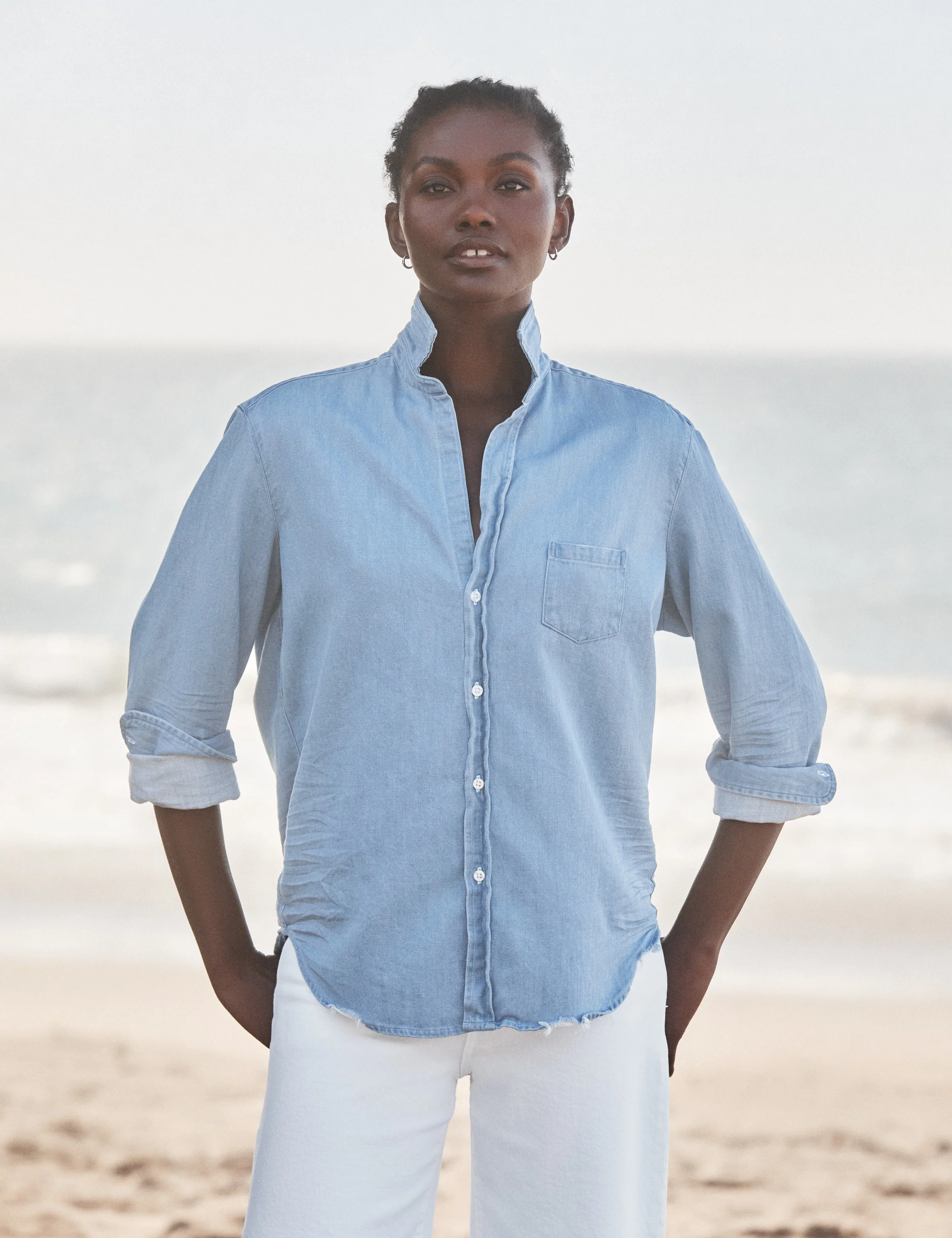 Relaxed Button-Up Shirt - 1