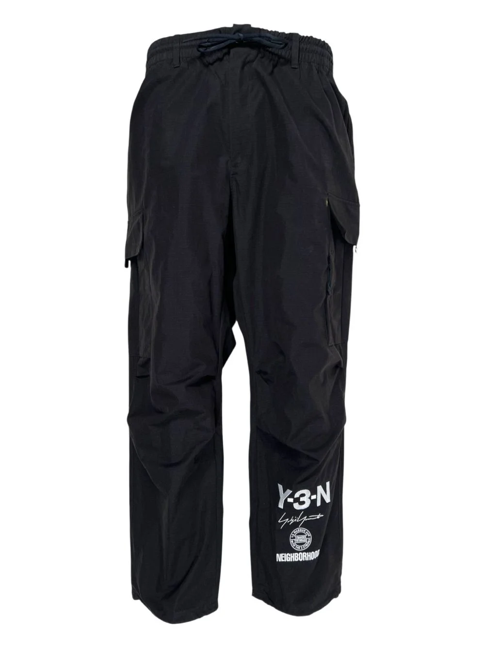 x Neighborhood logo-print cargo-pocket trousers - 1
