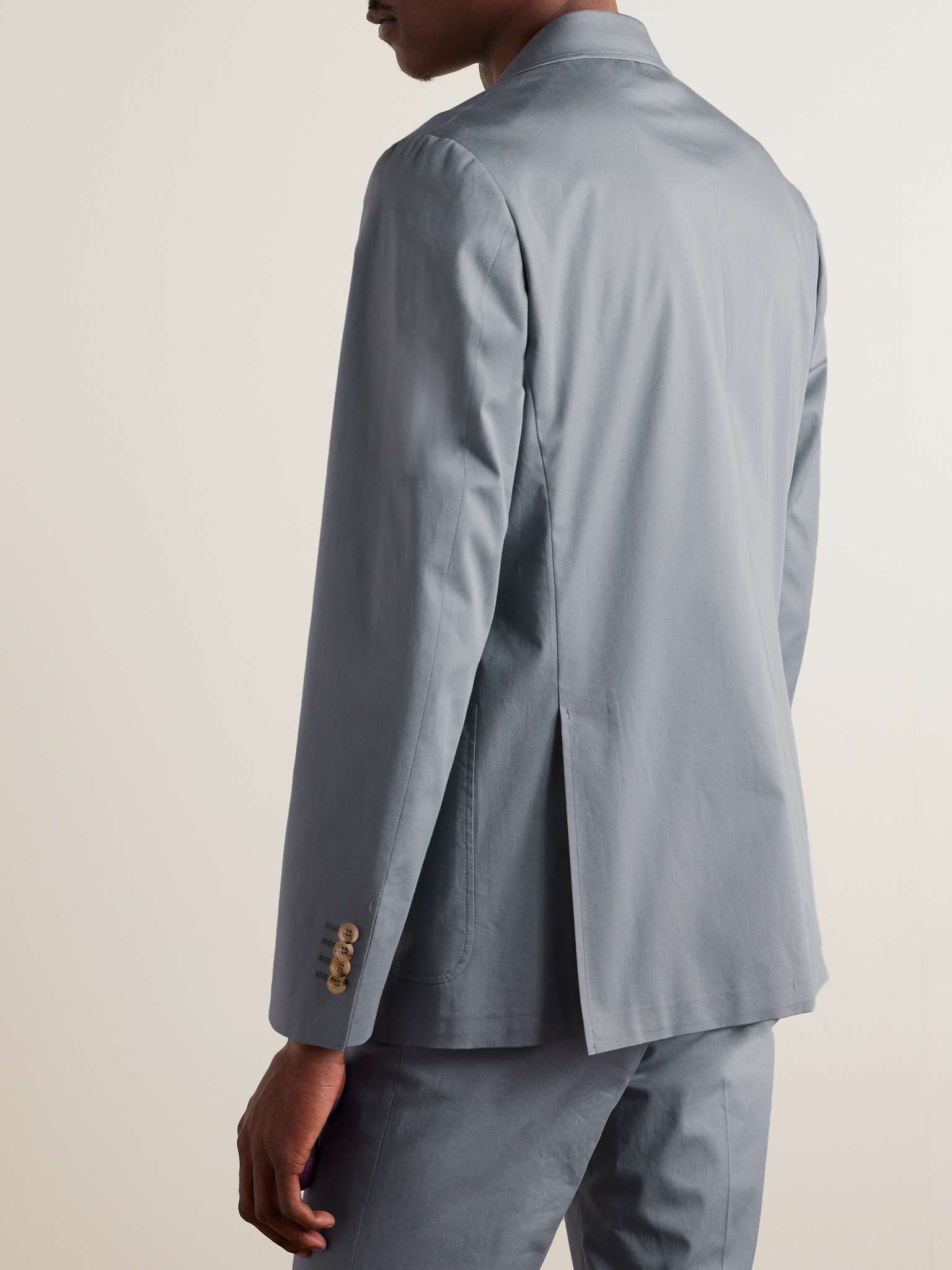 Kei Unstructured Cotton-Blend Suit Jacket - 4