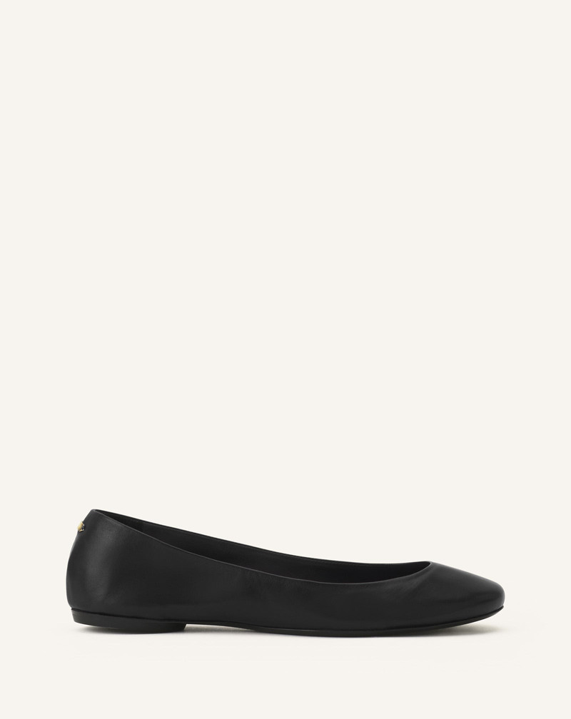 THE BALLERINA FLAT IN LEATHER 1