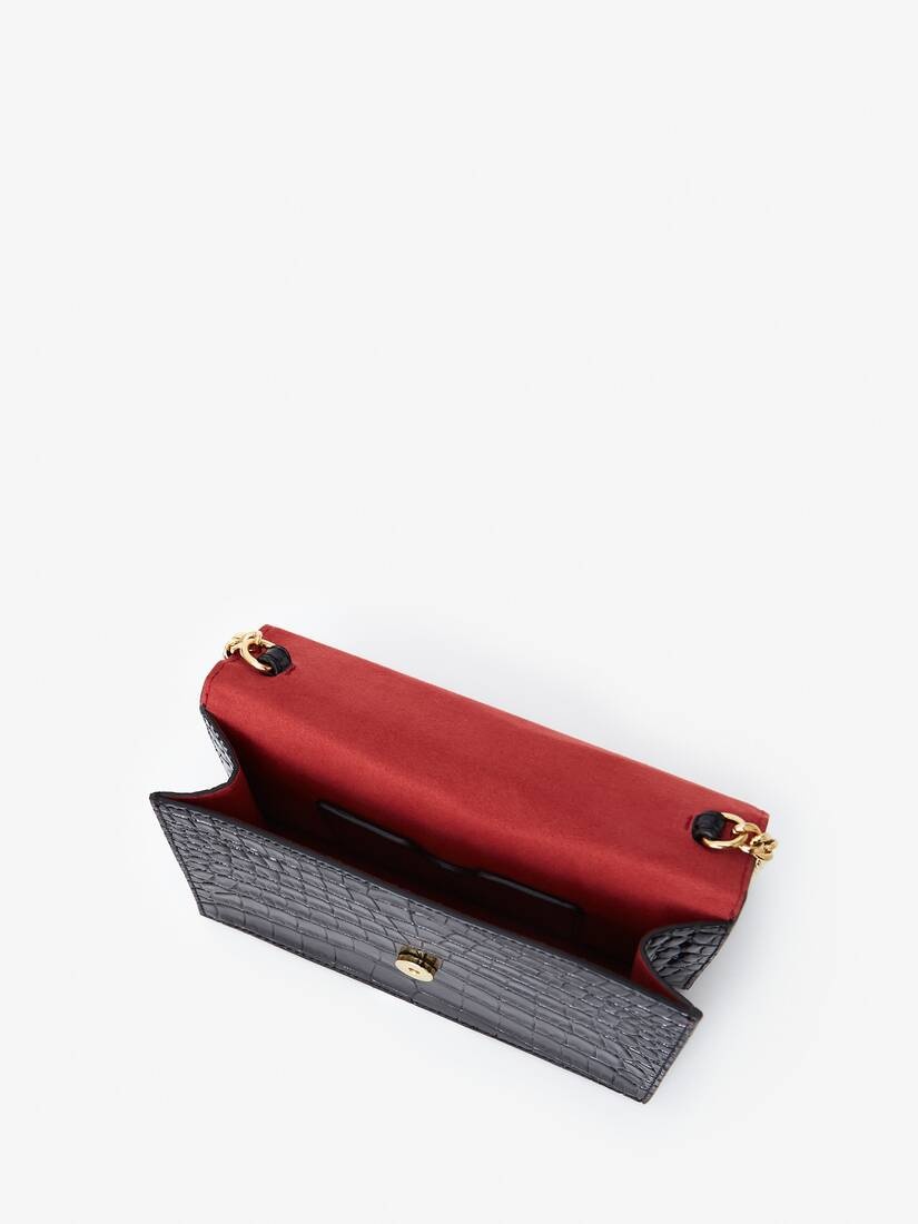 Women's Small Skull Bag in Black - 5