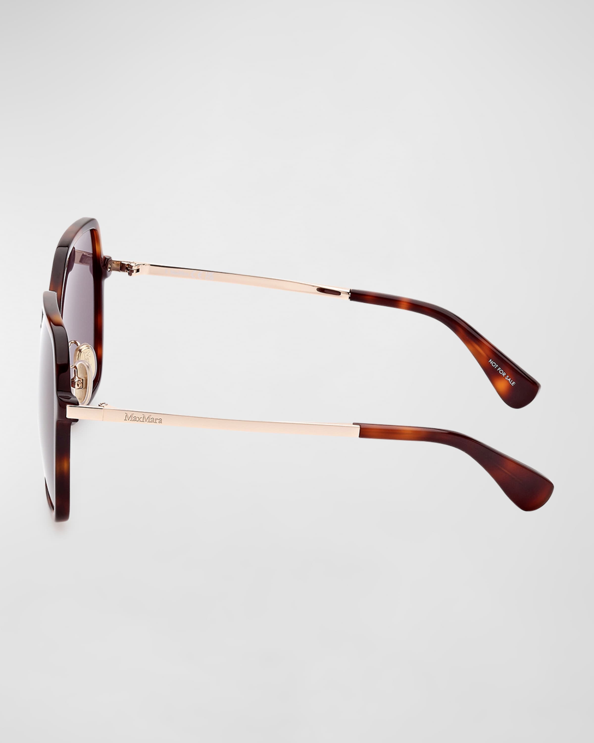 Mixed-Media Square Sunglasses - 3