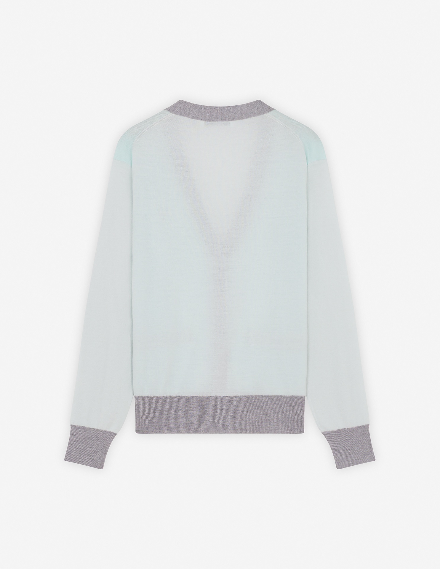BABY FOX PATCH COLOR BLOCK CARDIGAN - 6