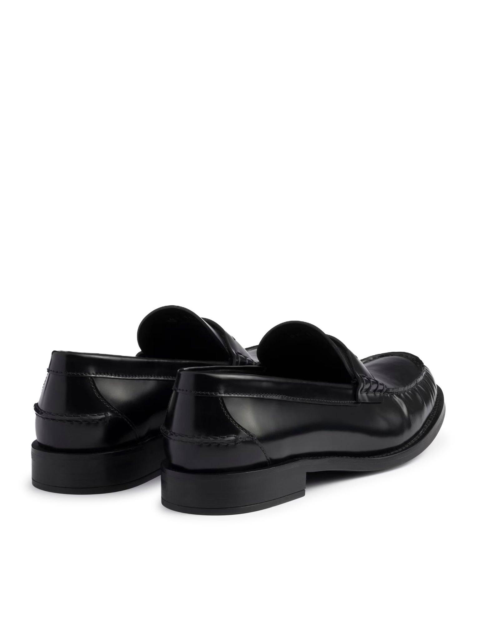 BRUSHED LEATHER LOAFERS - 3