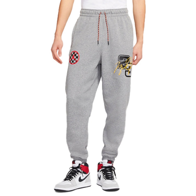 Air Jordan MENS Sport DNA Casual Sports Fleeced Pants Grey CV3162-091 - 3